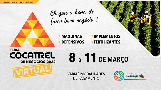 Fecon 2022: Feira da Cocatrel começa no dia 8 com preços especiais para os cooperados 