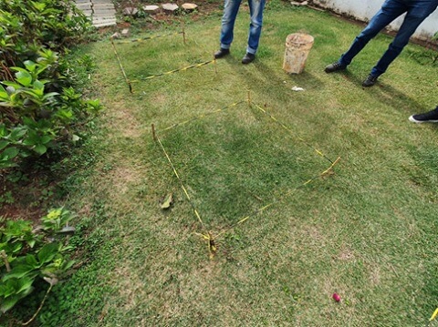 Praças e jardins adubados com palha de café e resíduos de extintores de incêndio mostram cuidados com o Meio Ambiente em TP