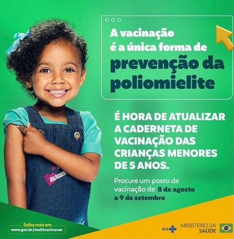 Campanhas contra a Poliomielite e de Multivacinação para crianças e adolescentes estão em andamento em TP 