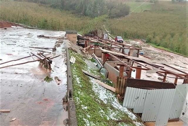 Chuvas de granizo em novembro já atingiram 51 mil hectares de lavouras em Minas Gerais 