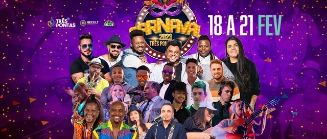 Tá em dúvida? Confira aqui a programação do carnaval de TP nesta segunda-feira 