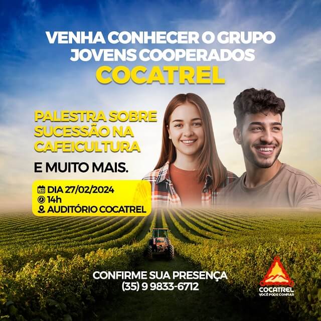 Cocatrel anuncia lançamento do “Programa Jovens Cooperados Cocatrel”