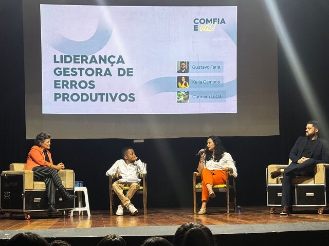 Evento da Comunidade de Inovação COMFIA aprendizado a partir dos erros  