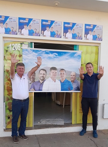 Luisinho e Maycon Machado iniciam campanha e inauguram comitê neste sábado, com a presença de Diego e Caixa