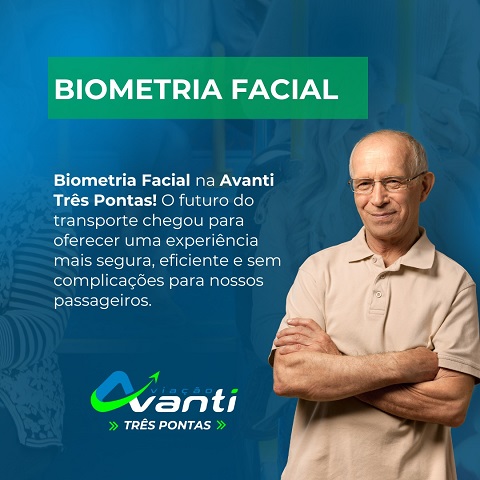 Biometria facial chega ao transporte público de Três Pontas: inovação para mais praticidade e segurança