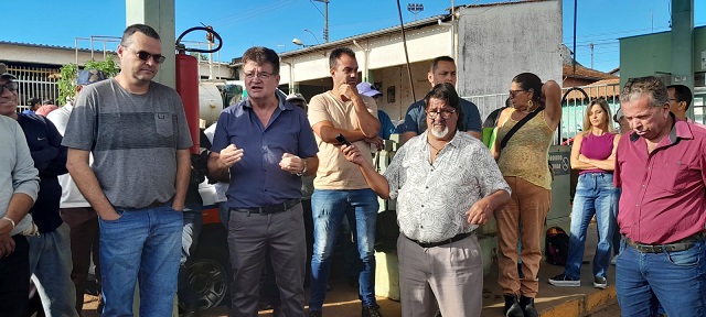 Luisinho e Maycon cumprem primeiro compromisso como prefeito e vice de Três Pontas