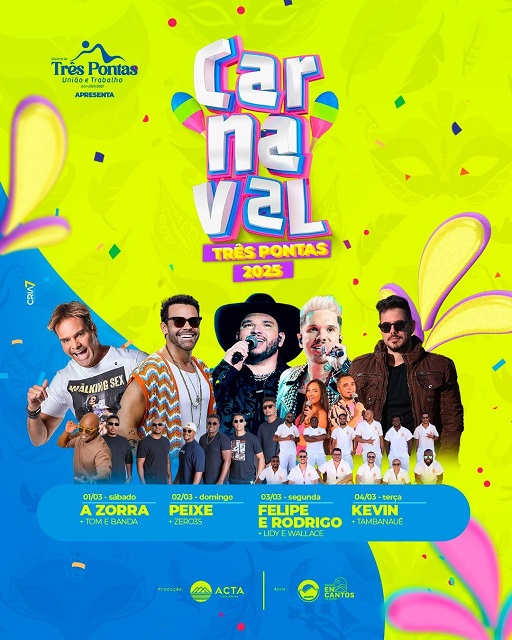 Carnaval será levado aos bairros em matinês e shows nacionais fecham as noites na Avenida