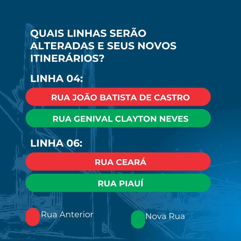 Mudanças nos Itinerários do Transporte Público em Três Pontas: veja o que muda a partir desta terça-feira (7)