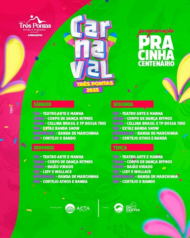 Três Pontas terá o maior carnaval dos últimos anos, garante a Prefeitura