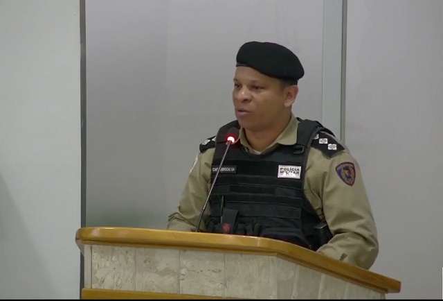 Autoridades da Segurança Pública usam tribuna na Câmara de Três Pontas