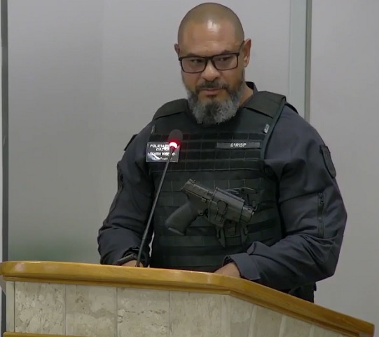 Autoridades da Segurança Pública usam tribuna na Câmara de Três Pontas