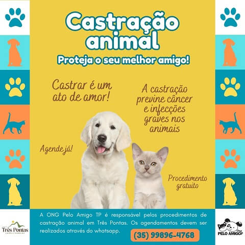 Dia Nacional dos Animais: Três Pontas avança na defesa dos SERES VIVOS