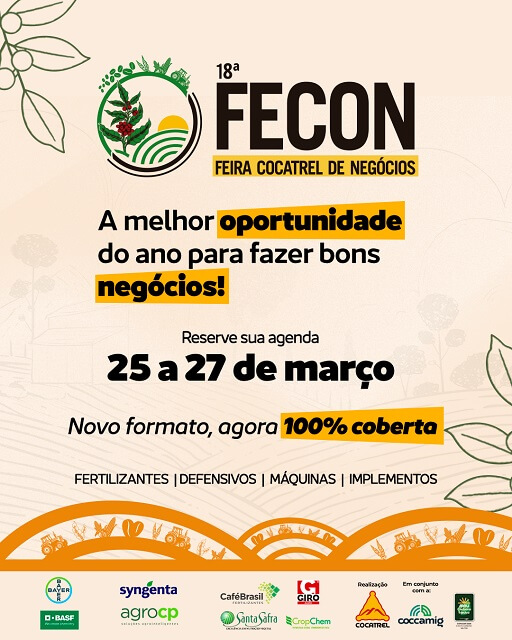 Fecon 2025: 18ª Feira Cocatrel de Negócios oferece oportunidades imperdíveis