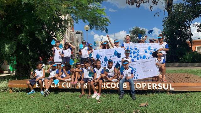 SAAE comemora o Dia Mundial da Água com estudantes da rede municipal
