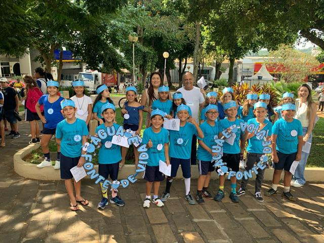 SAAE comemora o Dia Mundial da Água com estudantes da rede municipal