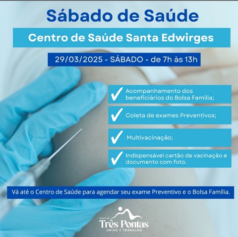 Secretaria de Saúde promove "Sábado de Saúde" com atendimento especial à população