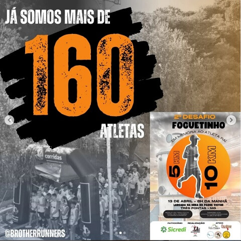 2° Desafio Foguetinho espera até 170 atletas em Três Pontas