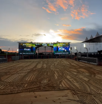 Ônibus de Hugo e Guilherme é visto em Três Pontas e aumenta expectativa para o Rodeio Festival