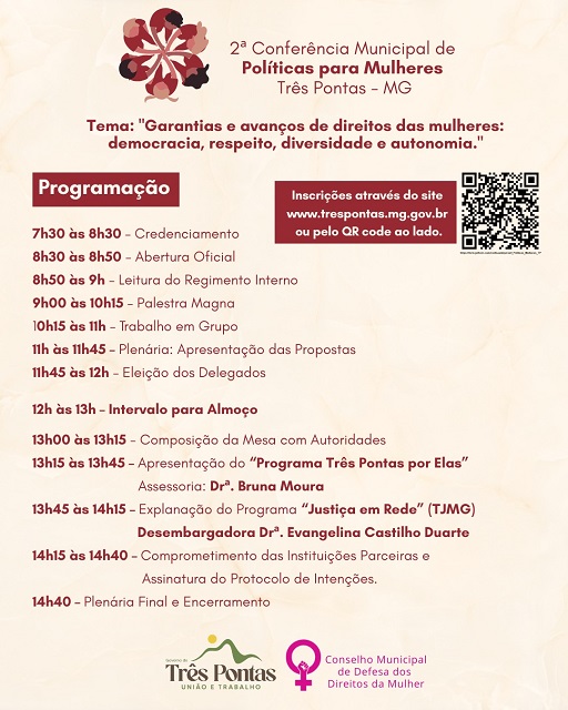 Três Pontas realiza 2ª Conferência Municipal de Políticas para as Mulheres após 10 anos