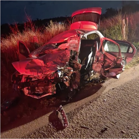 Bombeiro Militar se envolve em grave colisão na rodovia entre Varginha e Três Pontas