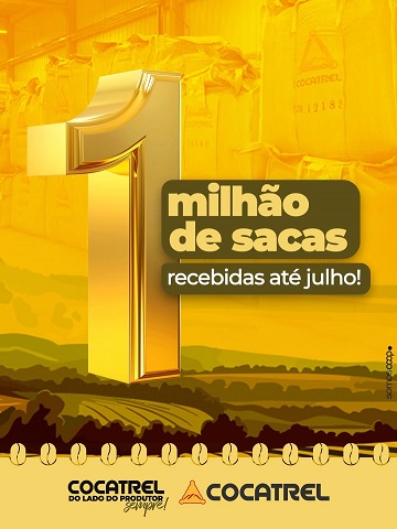 Cocatrel chega à marca de 1 milhão de sacas de café