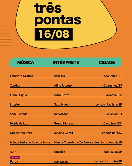 Maior Festival da Canção do Brasil chega a Três Pontas nesta sexta e sábado