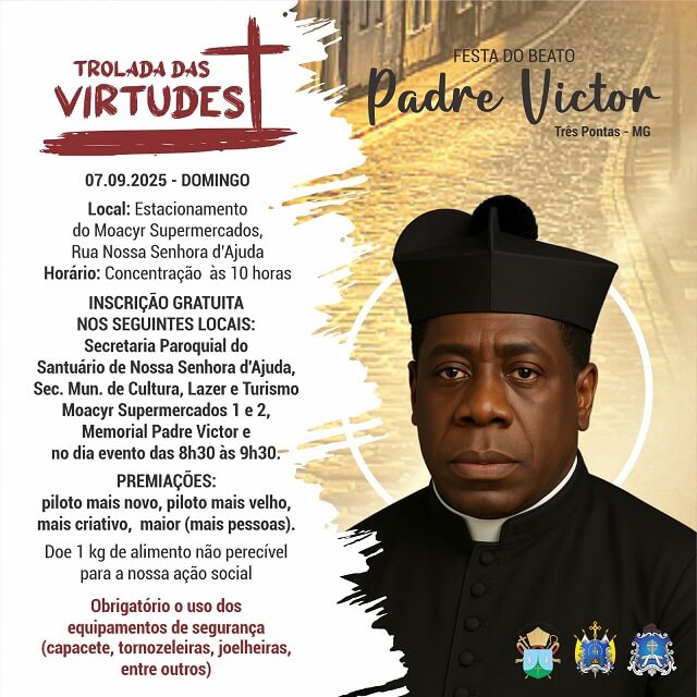 Festa do Beato Padre Victor: inscrições para a Trolada das Virtudes já estão abertas