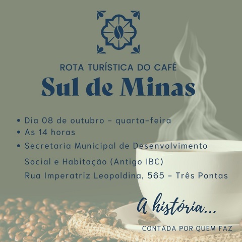 Três Pontas recebe encontro do Trade Turístico com apresentação da Rota do Café Sul de Minas
