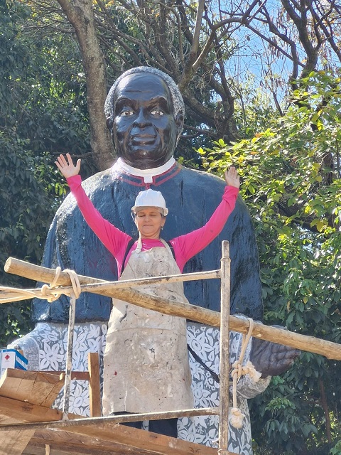 Monumento do Beato Padre Victor é restaurado no Parque Multiuso e emociona fiéis em Três Pontas