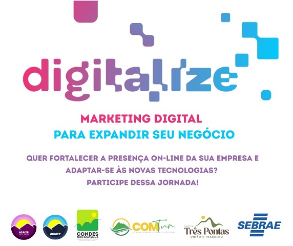 Digitalize vai preparar empresas de Três Pontas para acelerarem presença on-line