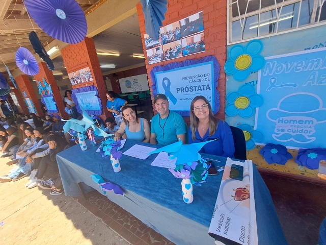 Escola Monsenhor Silveira conclui Projeto Juntos pela Vida destacando a importância do Novembro Azul