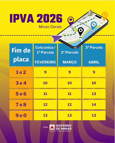 IPVA 2026 já pode ser pago em Minas