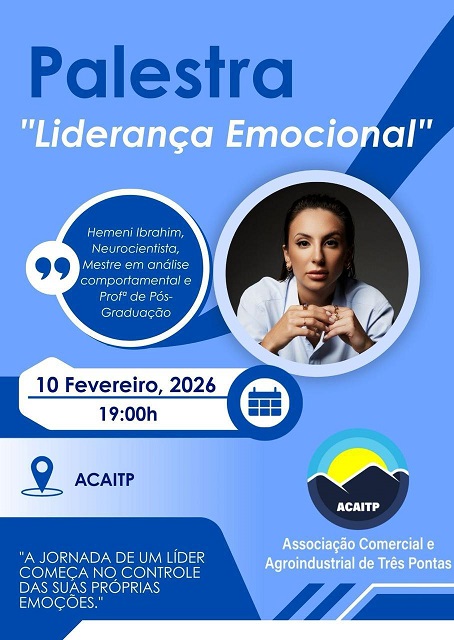 Liderança emocional é tema de palestra com neurocientista comportamental, na ACAITP