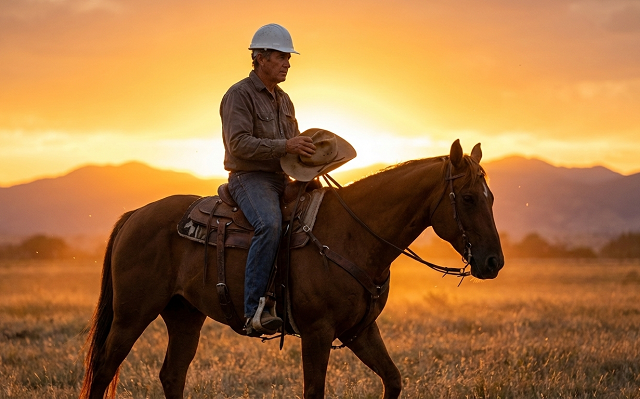 Produtor: não há lei que obrigue capacete no lugar do chapéu