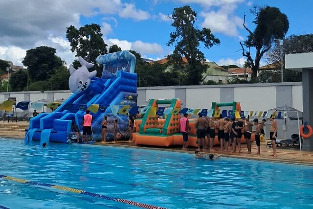 Encerramento das Férias comemorado com brincadeiras e integração