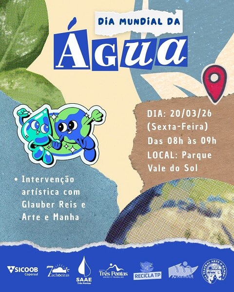 Dia Mundial da Água será celebrado com programação especial no Parque Vale do Sol nesta sexta-feira (20)