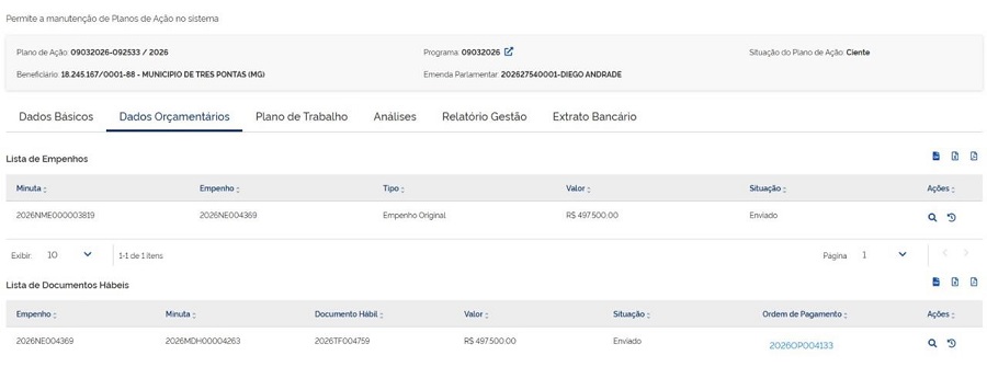 Três Pontas garante quase R$ 500 mil para reforçar atendimentos de média e alta complexidade na Saúde, graças à emenda do deputado federal Diego Andrade
