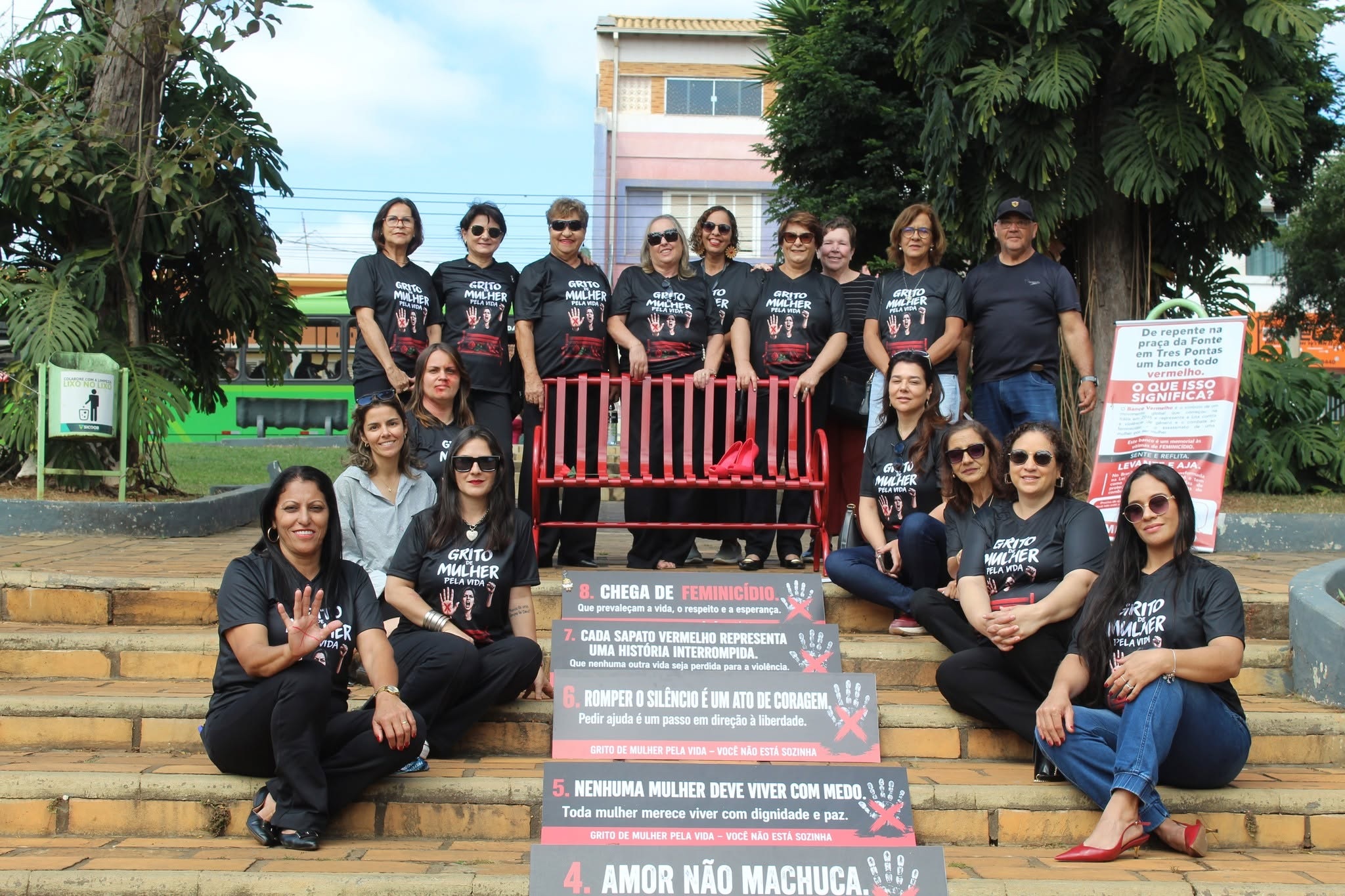 Grito de Mulher - Três Pontas se une pelo fim da violência contra a mulher