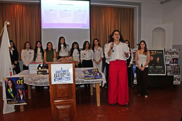 Política - Eleições 2026 na Escola Coração de Jesus elegem Gabriel e Maria Gabriela