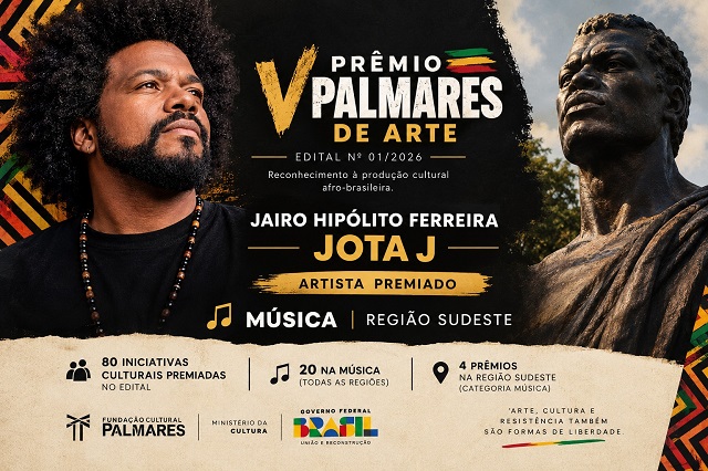 Artista de Três Pontas é contemplado no V Prêmio Palmares de Arte, da Fundação Cultural Palmares